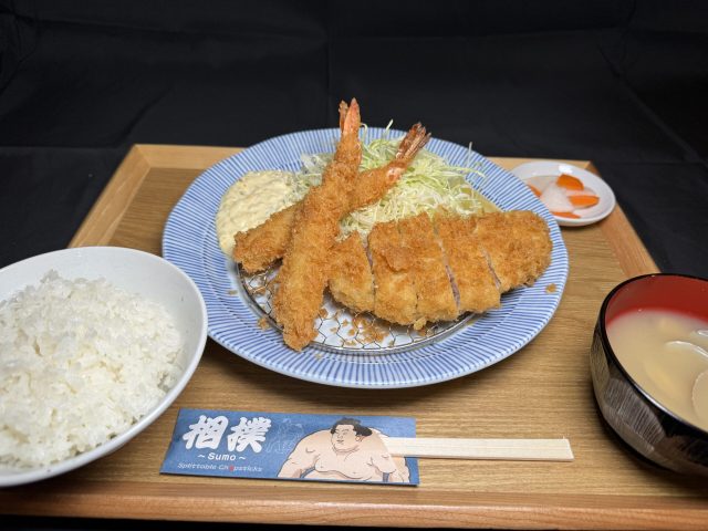 海老ロースカツ定食 1800円③